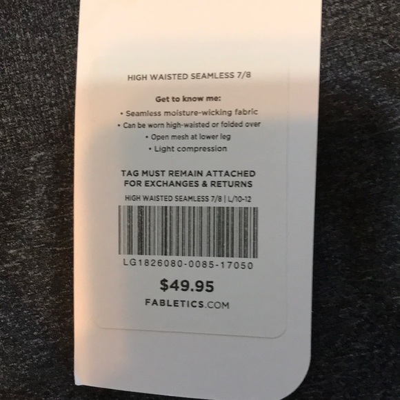 Women’s Fabletics High Waist Seamless 7/8 Legging - Picture 3 of 5